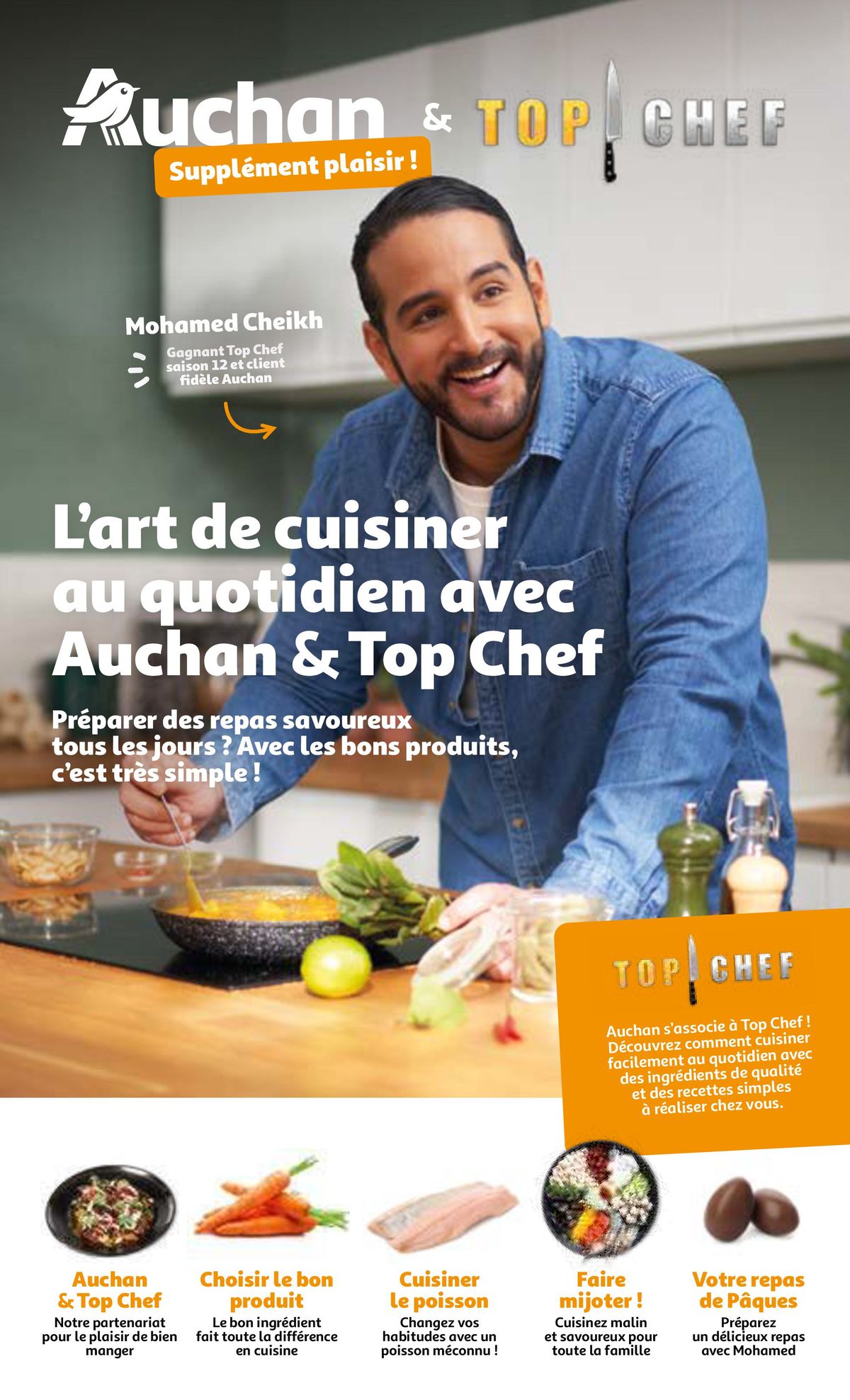 Catalogue L'art de cuisiner au quotidien avec Auchan & Top Chef, page 00001