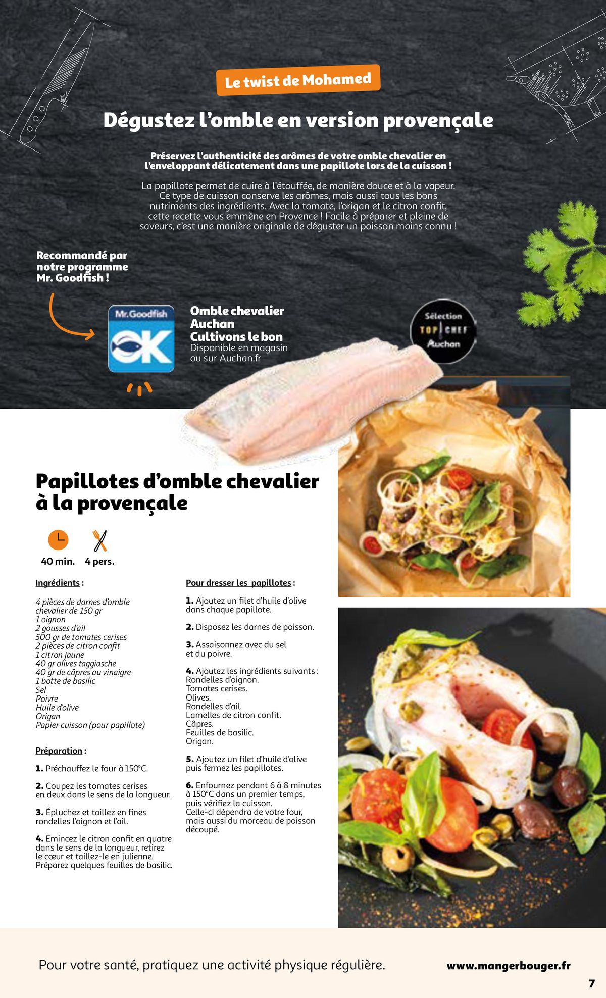 Catalogue L'art de cuisiner au quotidien avec Auchan & Top Chef, page 00007