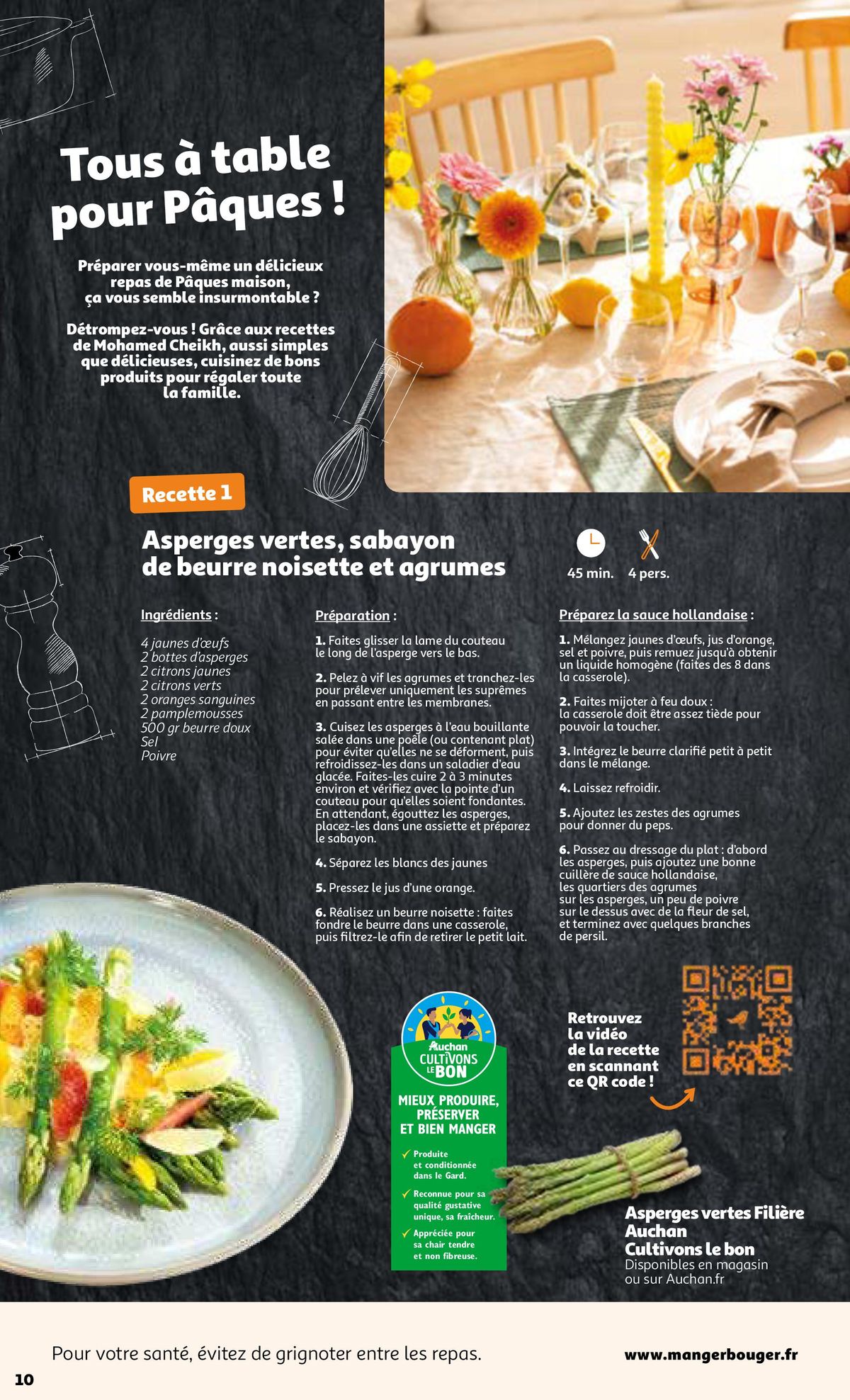 Catalogue L'art de cuisiner au quotidien avec Auchan & Top Chef, page 00010