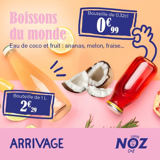 Catalogue Noz à Toulouse | Boissons du monde à base d’eau de coco | 22/02/2024 - 26/02/2024