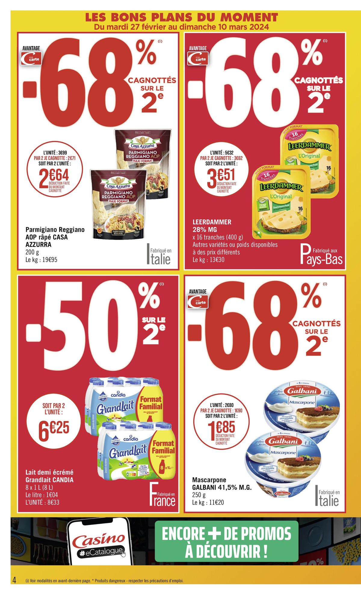 Catalogue Avantage -68% cagnottes sur le 2e, page 00004