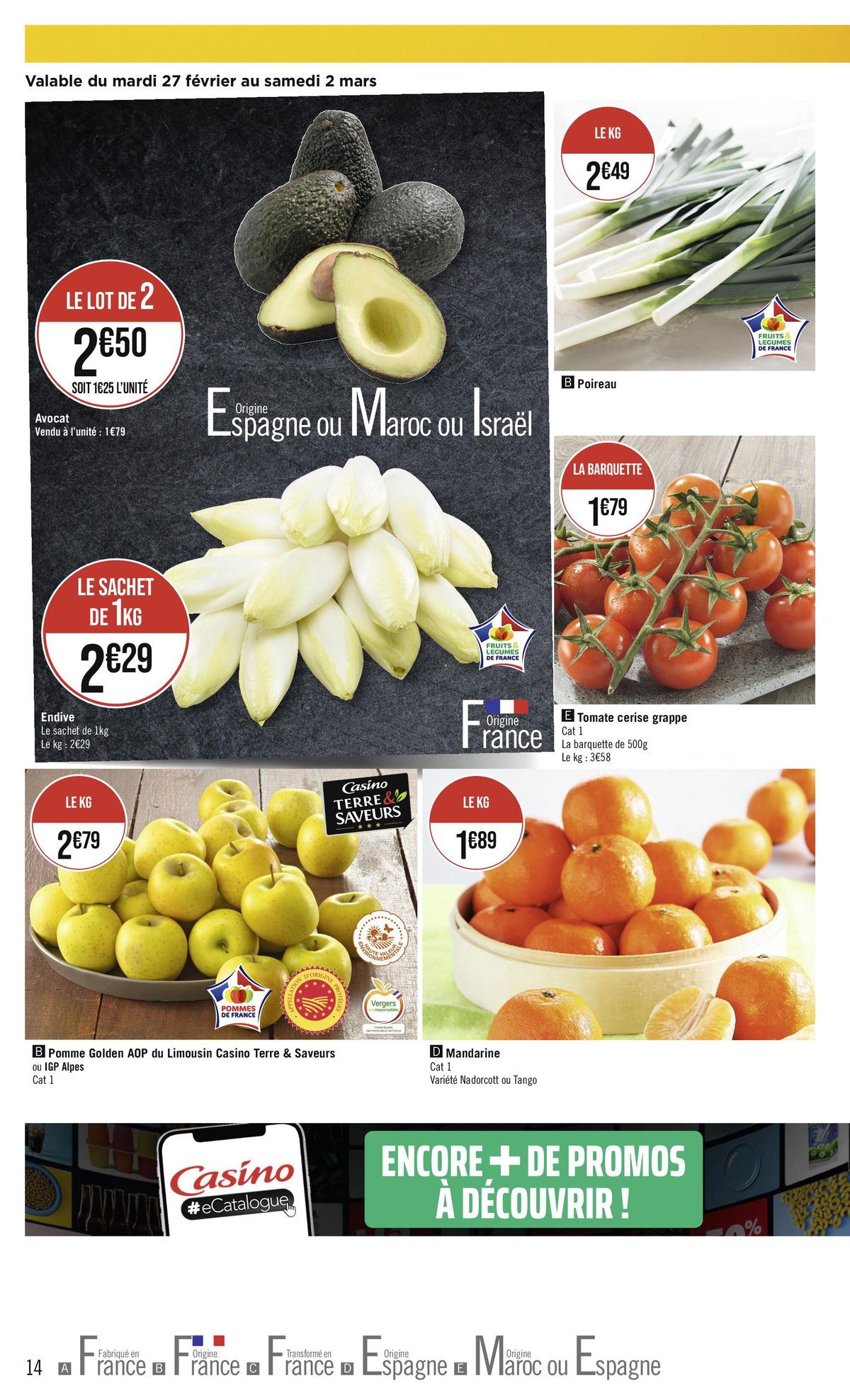 Catalogue Avantage -68% cagnottes sur le 2e, page 00014