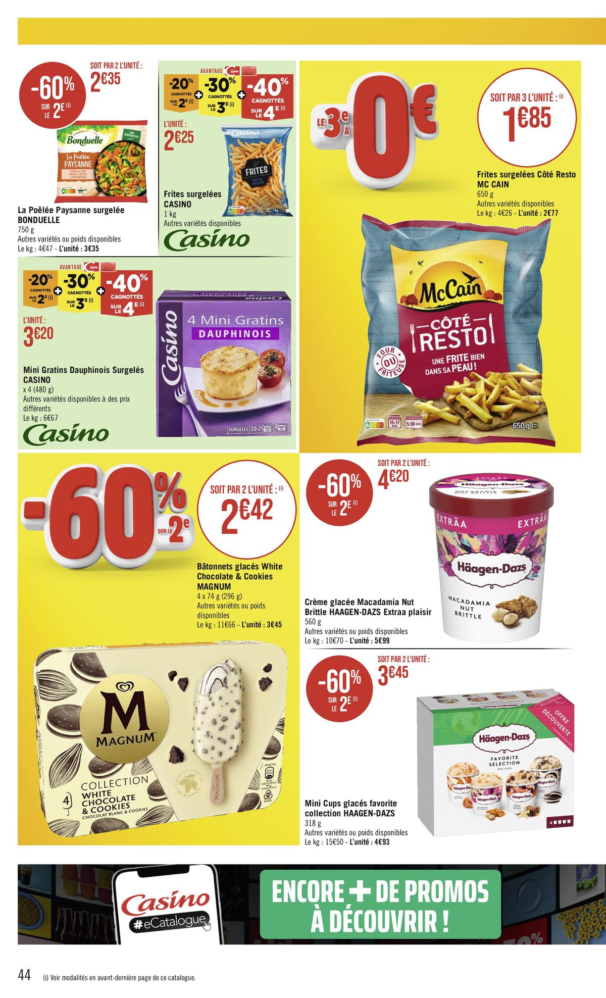 Catalogue Avantage -68% cagnottes sur le 2e, page 00044