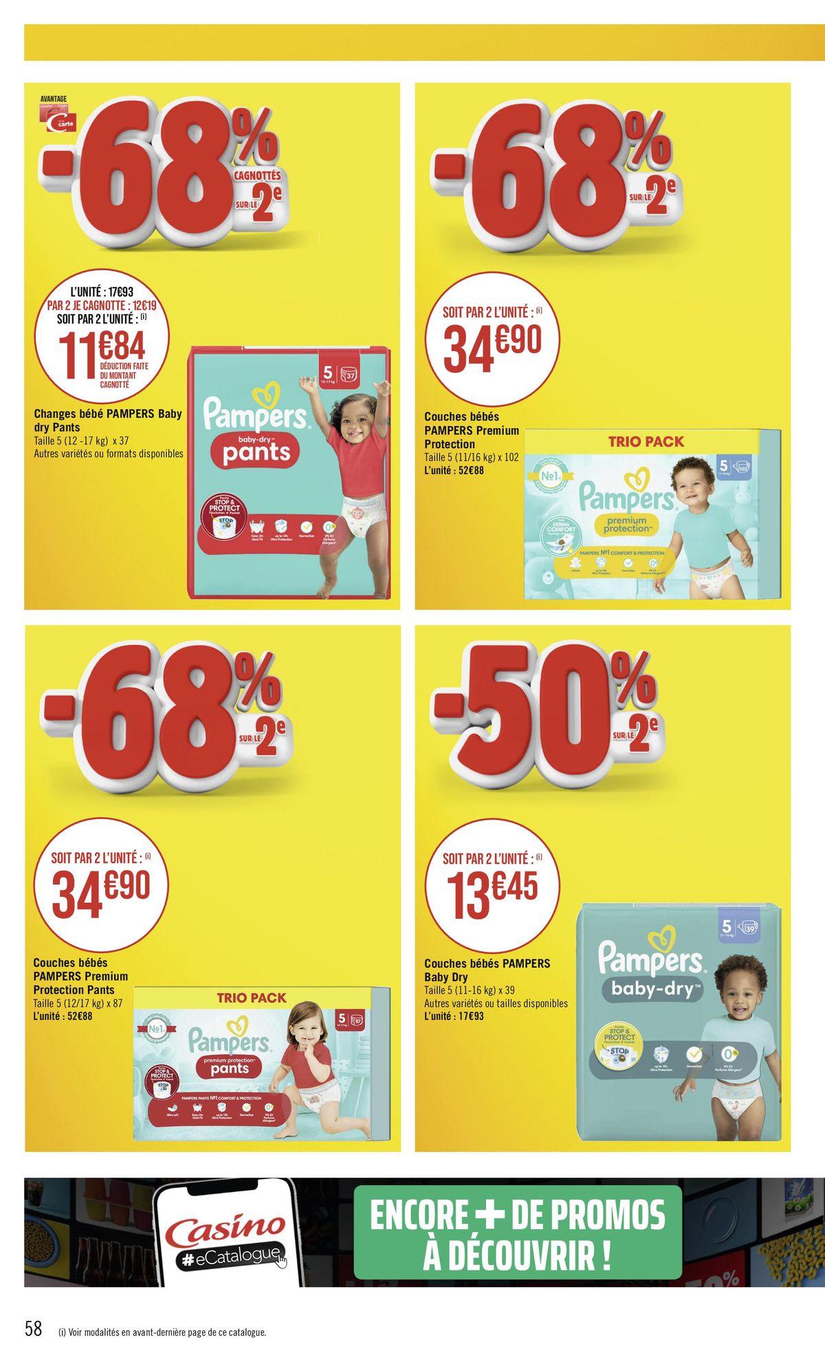 Catalogue Avantage -68% cagnottes sur le 2e, page 00058