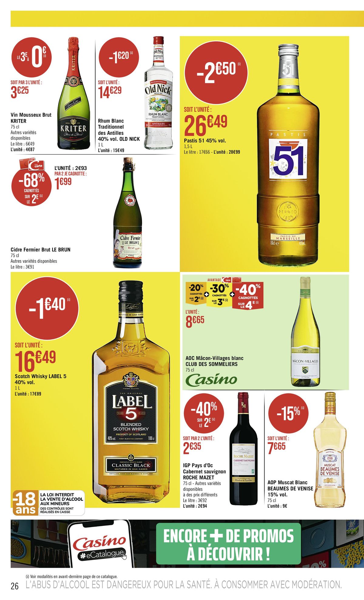 Catalogue Avantage -68% cagnottes sur le 2e, page 00026