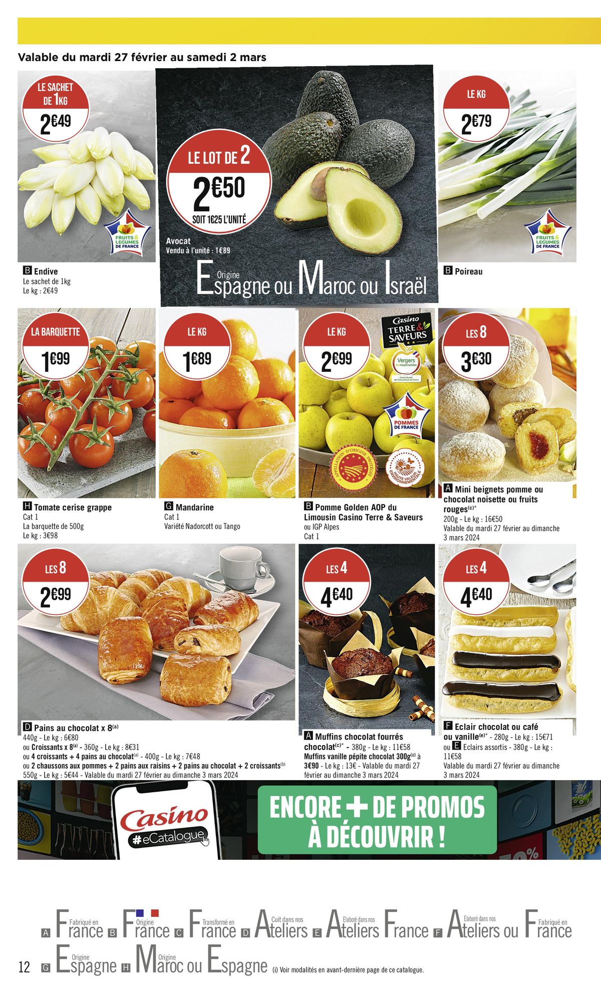 Catalogue Avantage -68% cagnottes sur le 2e, page 00012