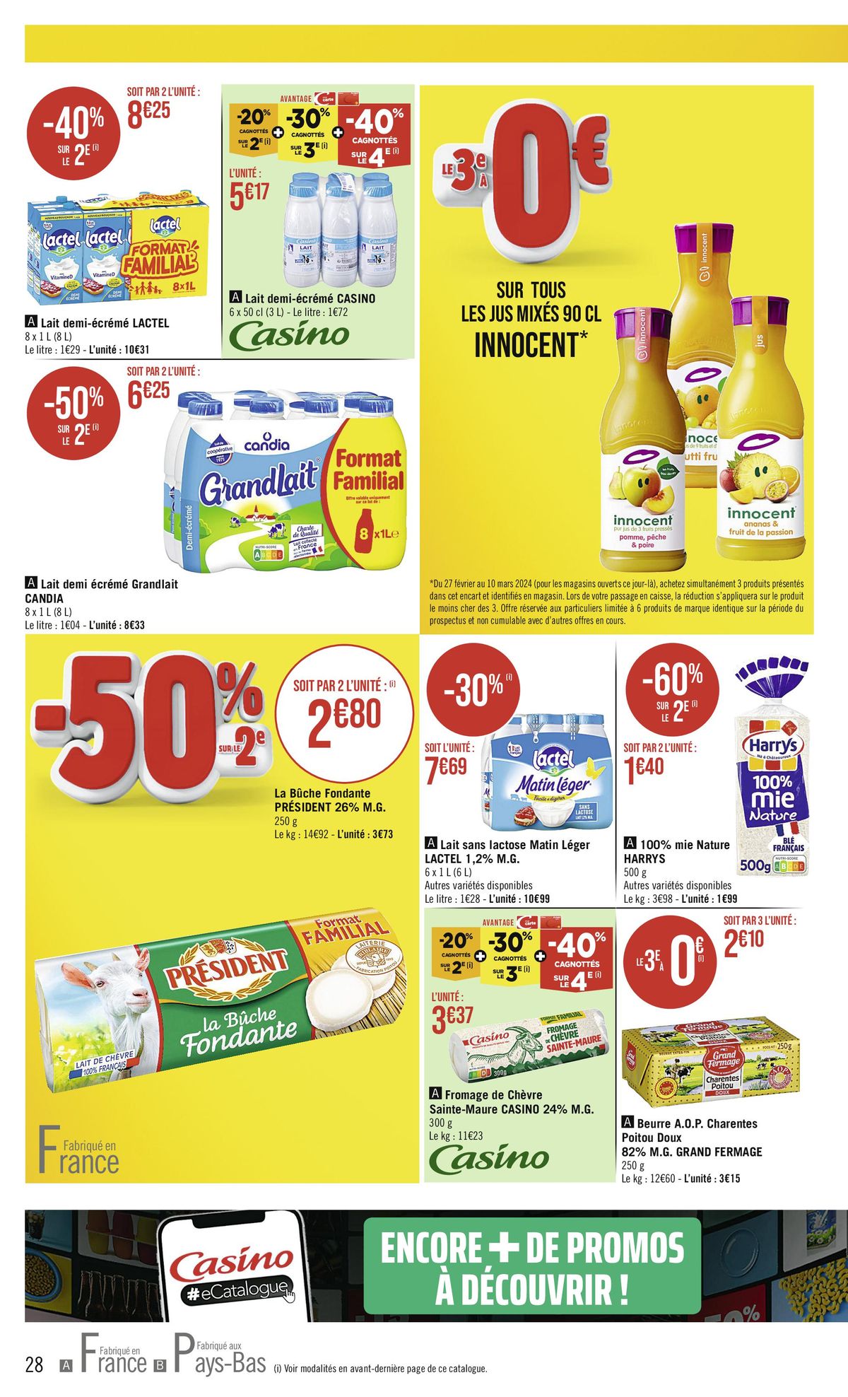 Catalogue Avantage -68% cagnottes sur le 2e, page 00028