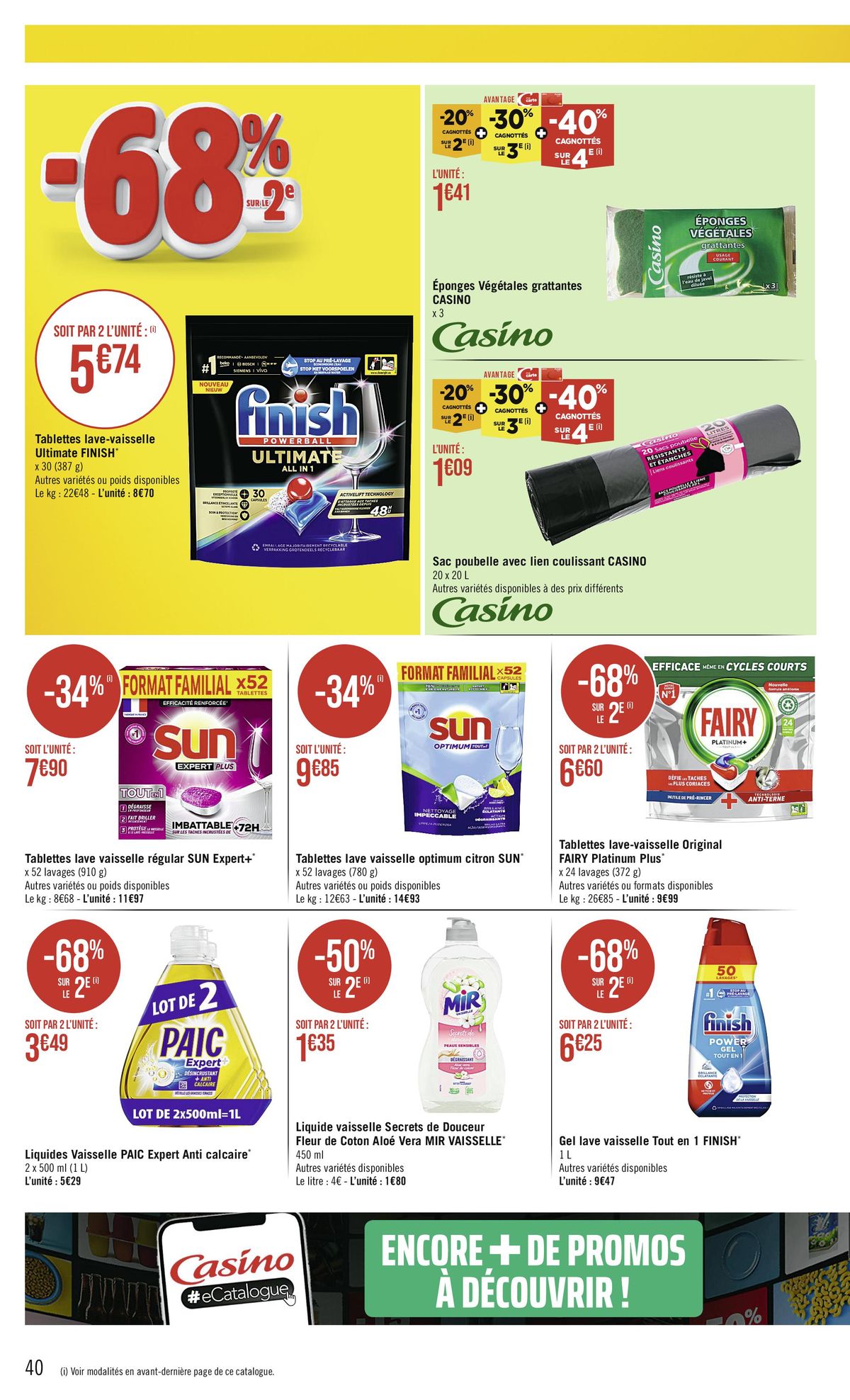 Catalogue Avantage -68% cagnottes sur le 2e, page 00040