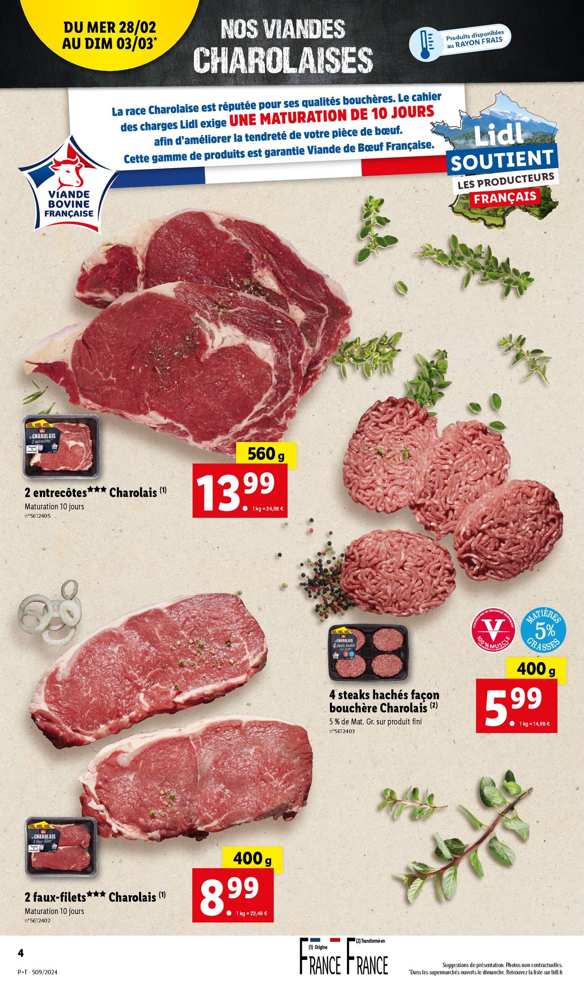 Catalogue LIDL SOUTIENT LES PRODUCTEURS FRANÇAIS, page 00004