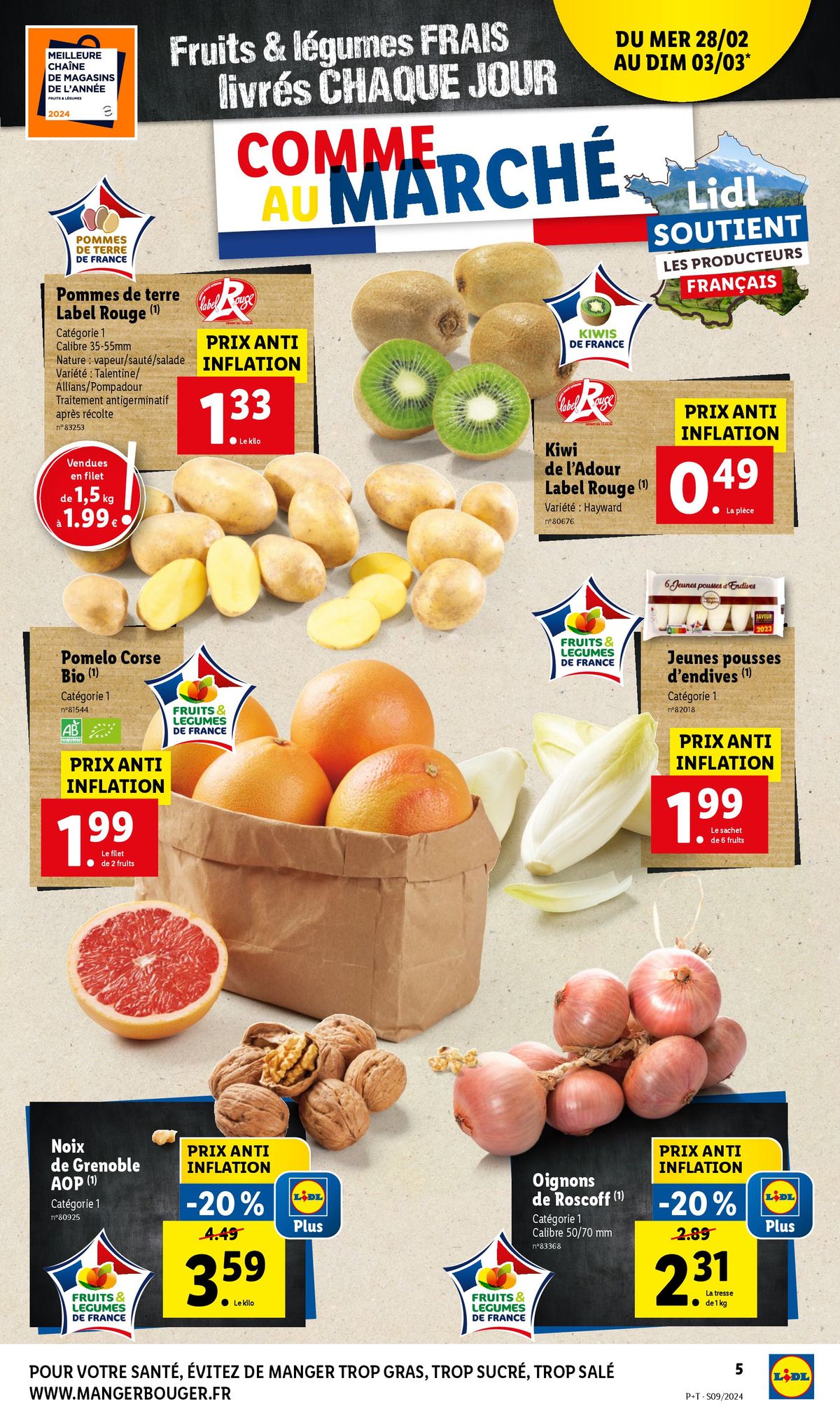 Catalogue LIDL SOUTIENT LES PRODUCTEURS FRANÇAIS, page 00005