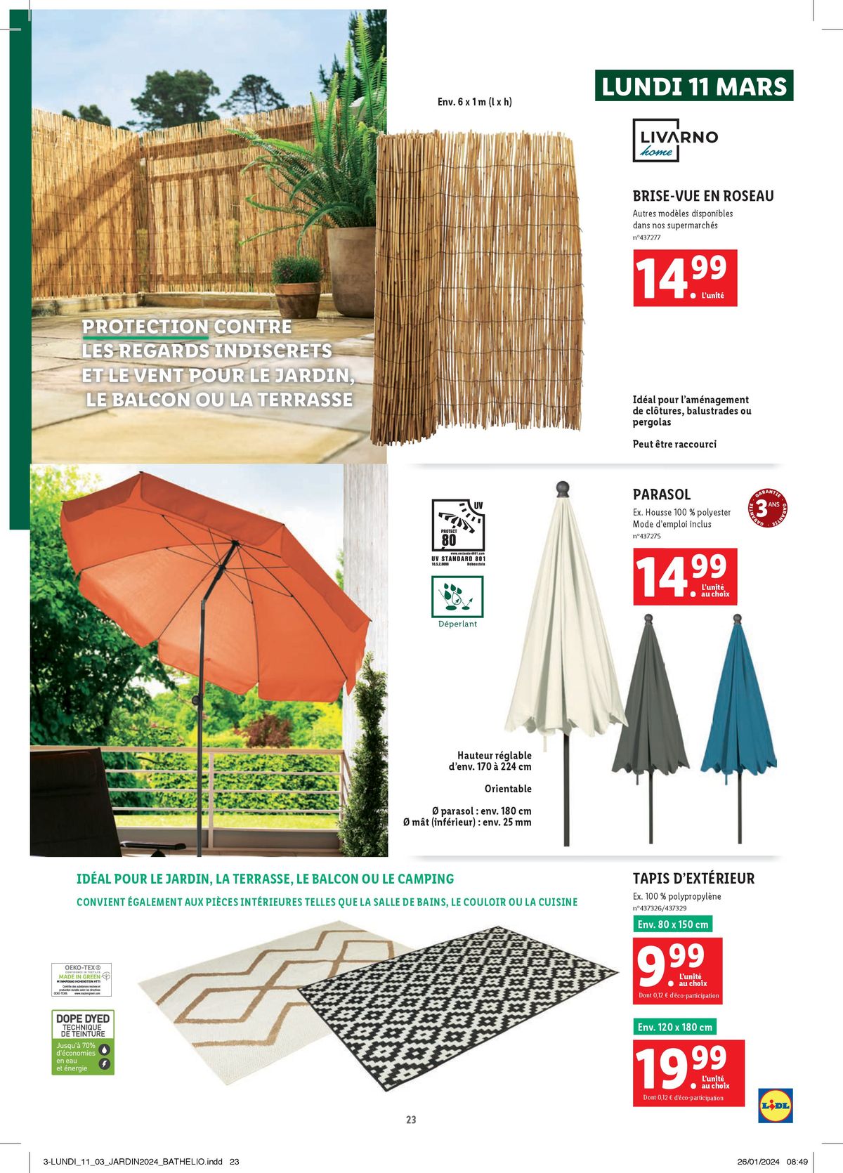 Catalogue Catalogue jardin: outils et accessoires, page 00023