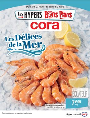 Catalogue Cora à Limoges | Les délices de la mer | 27/02/2024 - 02/03/2024