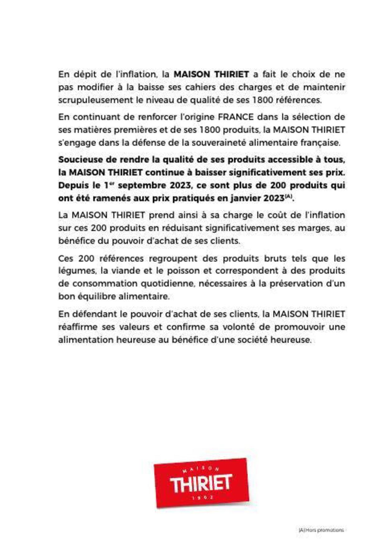 Catalogue Catalogue Maison Thiriet, page 00021