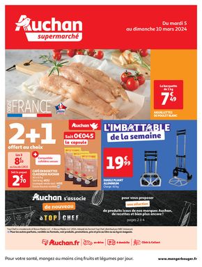 Promos de Supermarchés à Amiens | Auchan et Top Chef sur Auchan Supermarché | 05/03/2024 - 10/03/2024