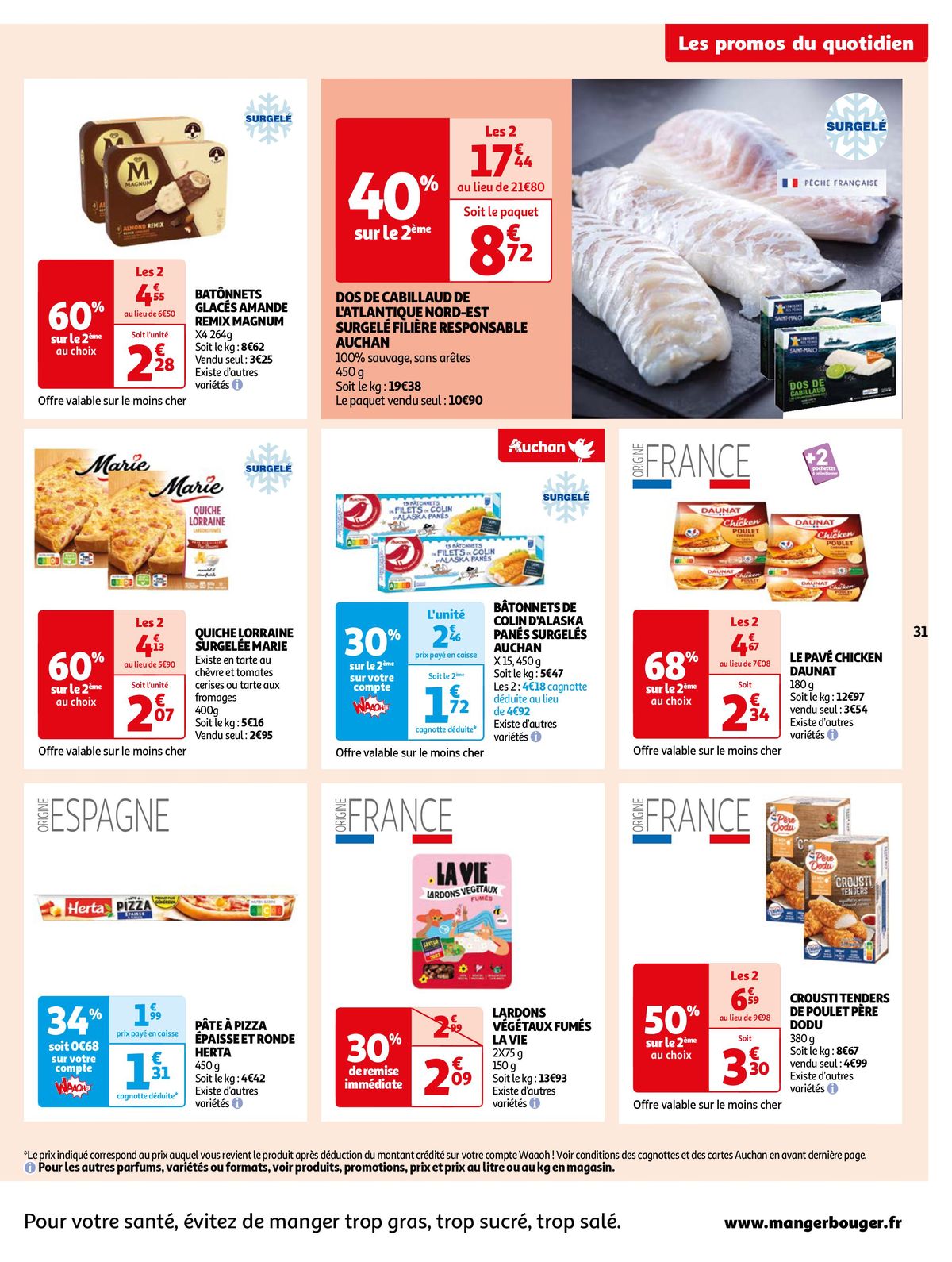 Catalogue Auchan s'associe de nouveau à Top Chef !, page 00031