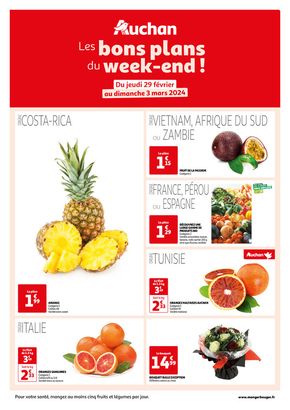 Catalogue Auchan Hypermarché à Amiens | Les bons plans du week-end dans votre hyper ! | 29/02/2024 - 03/03/2024