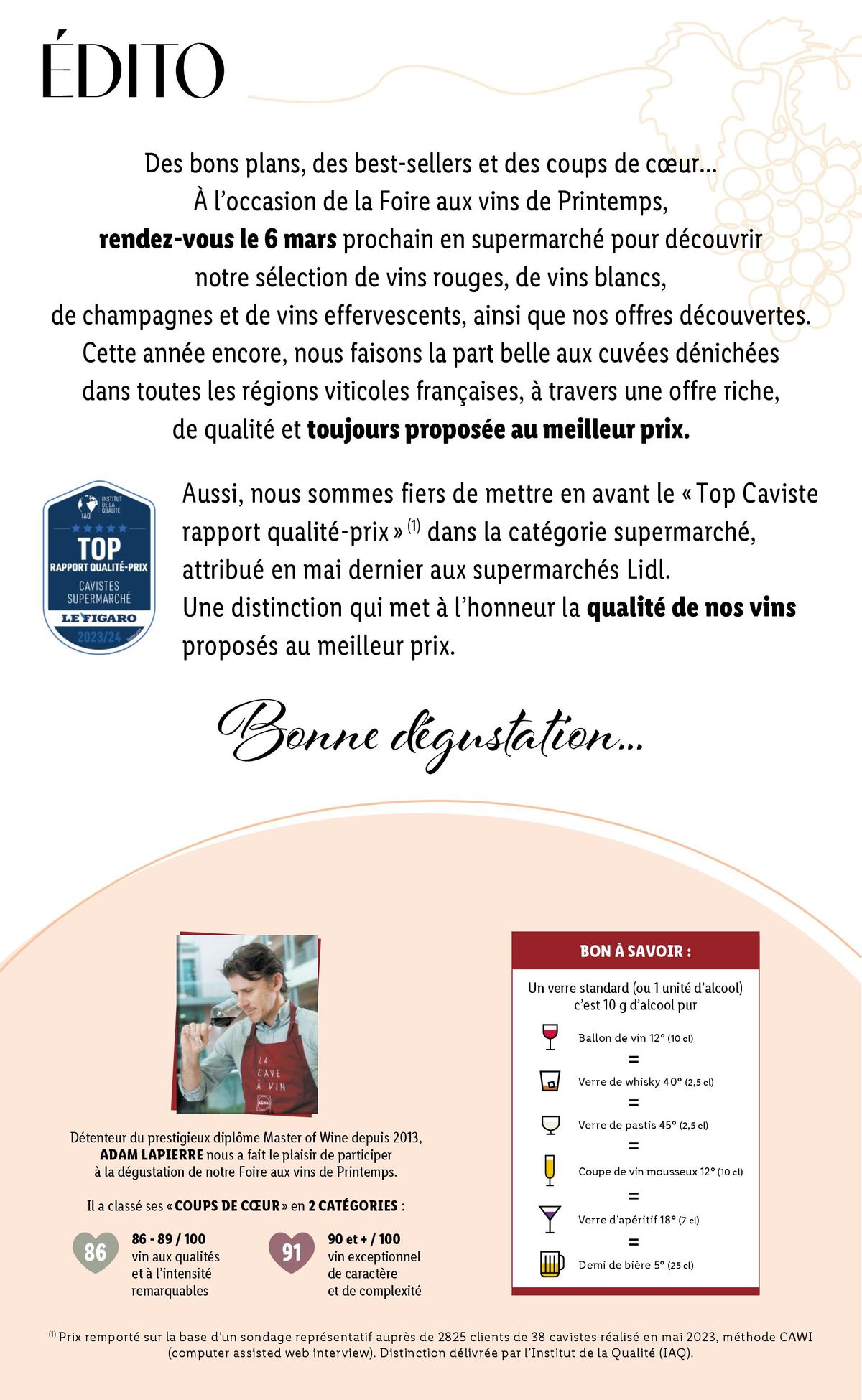 Catalogue La foire aux vins Lidl ! , page 00002