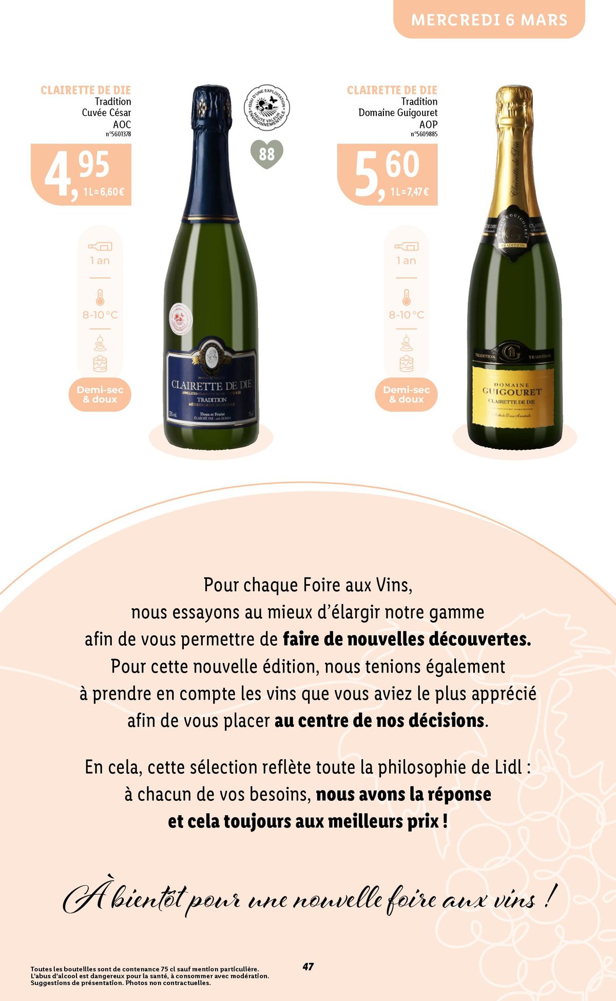Catalogue La foire aux vins Lidl ! , page 00047