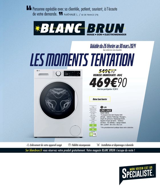 Catalogue Blanc Brun à Neuilly-sur-Seine | LES MOMENTS TENTATION | 26/02/2024 - 30/03/2024