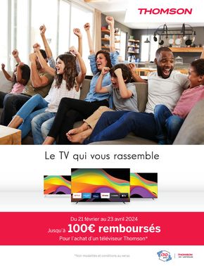 Promos de Multimédia et Electroménager à Rochefort (Charente Maritime) | Jusqu'à 100€ remboursé sur Pulsat | 26/02/2024 - 23/04/2024