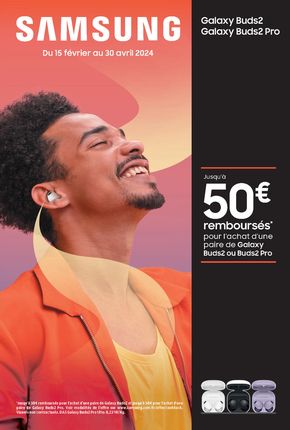 Catalogue LDLC à Paris | Jusqu'à 50€ remboursés avec Samsung | 26/02/2024 - 30/04/2024