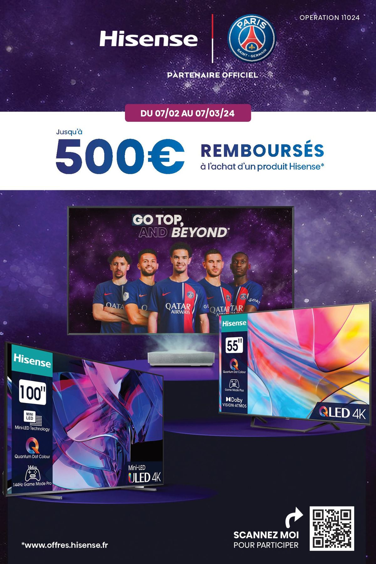 Catalogue Jusqu'à 500€ remboursés avec Hisense, page 00001