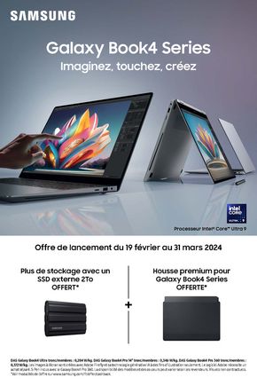 Catalogue LDLC à Chambéry | SSD externe 2TB et Housse Premium offerts avec Samsung | 26/02/2024 - 31/03/2024