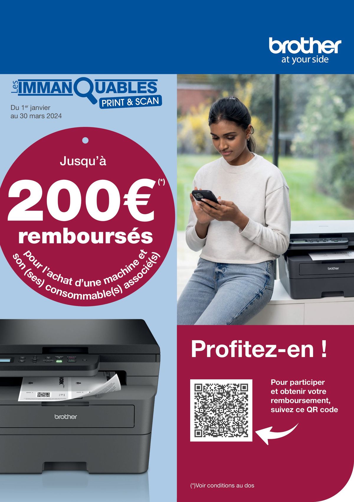 Catalogue Jusqu'à 200€ remboursés avec Brother, page 00001