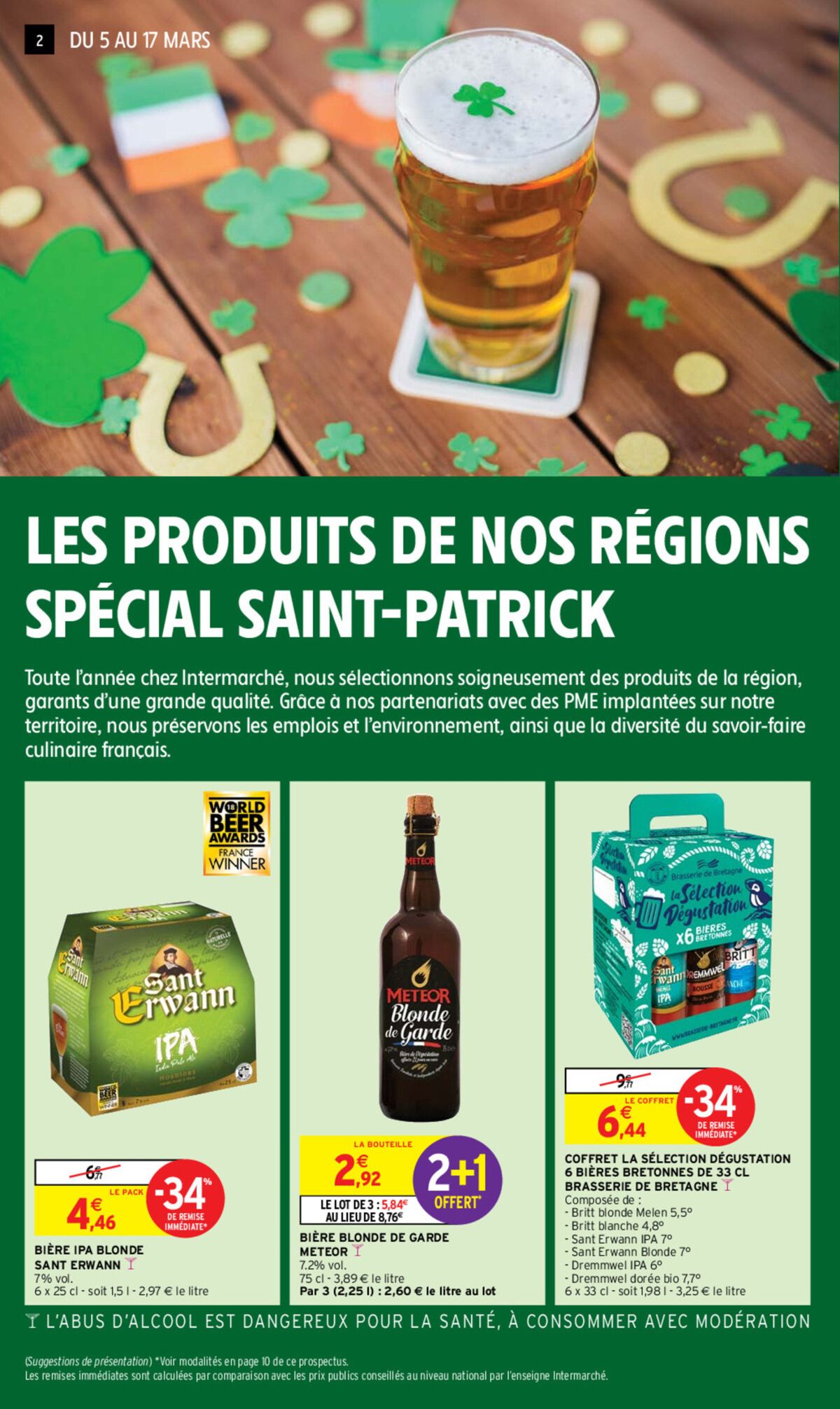 Catalogue LES PRODUITS DE NOS RÉGIONS SPÉCIAL SAINT-PATRICK, page 00002