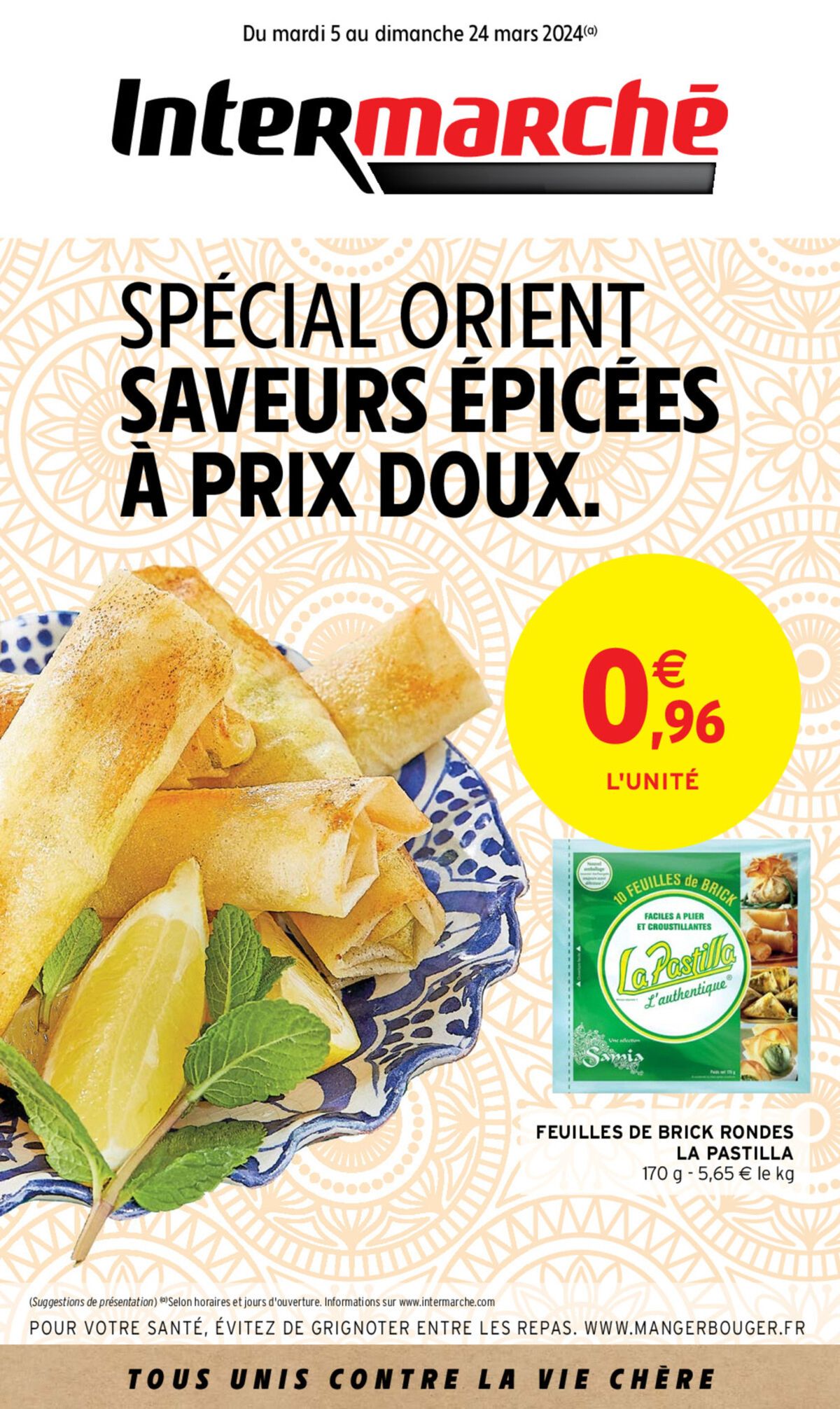 Catalogue SPÉCIAL ORIENT SAVEURS ÉPICÉES À PRIX DOUX., page 00001