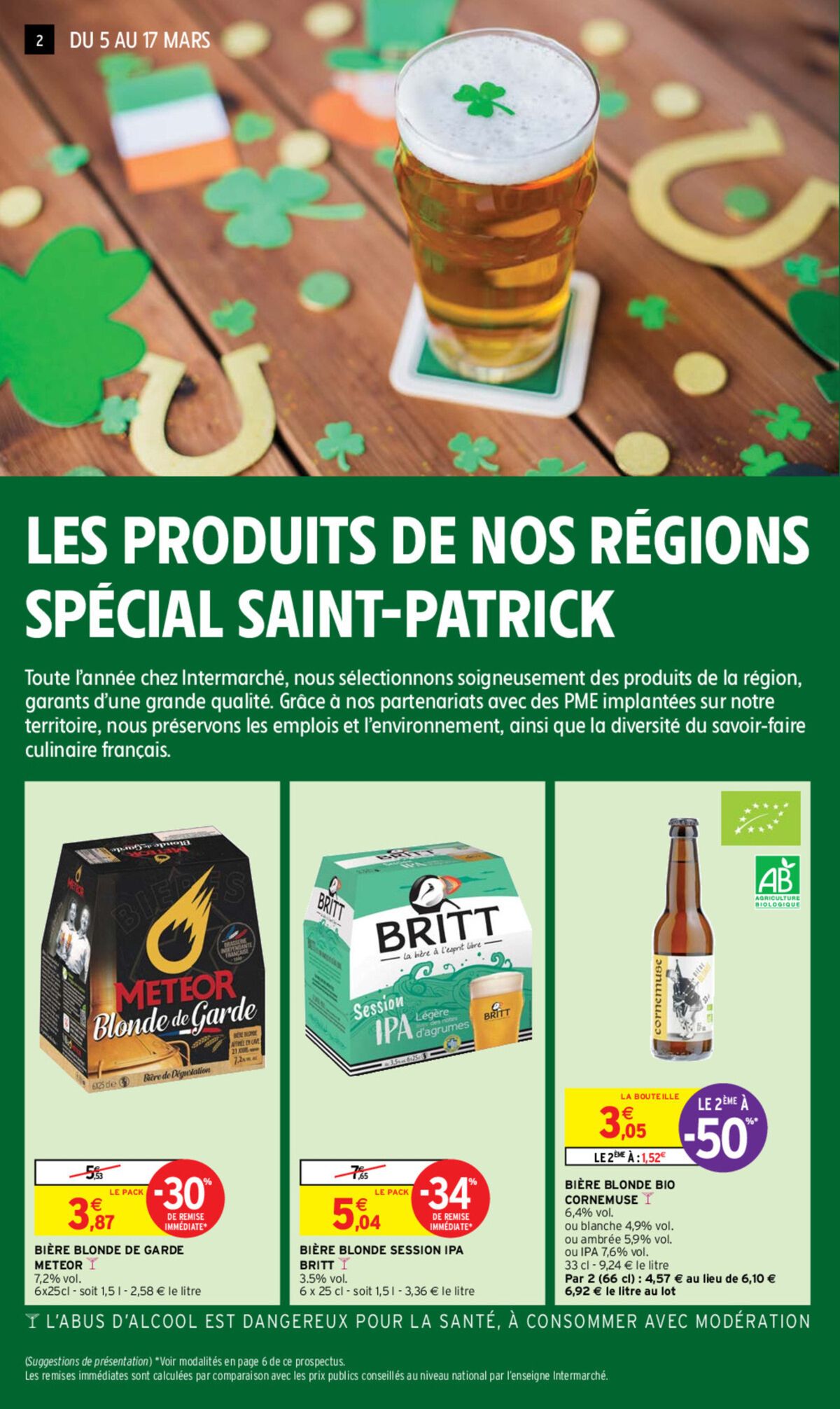 Catalogue LES PRODUITS DE NOS RÉGIONS SPÉCIAL SAINT-PATRICK, page 00002