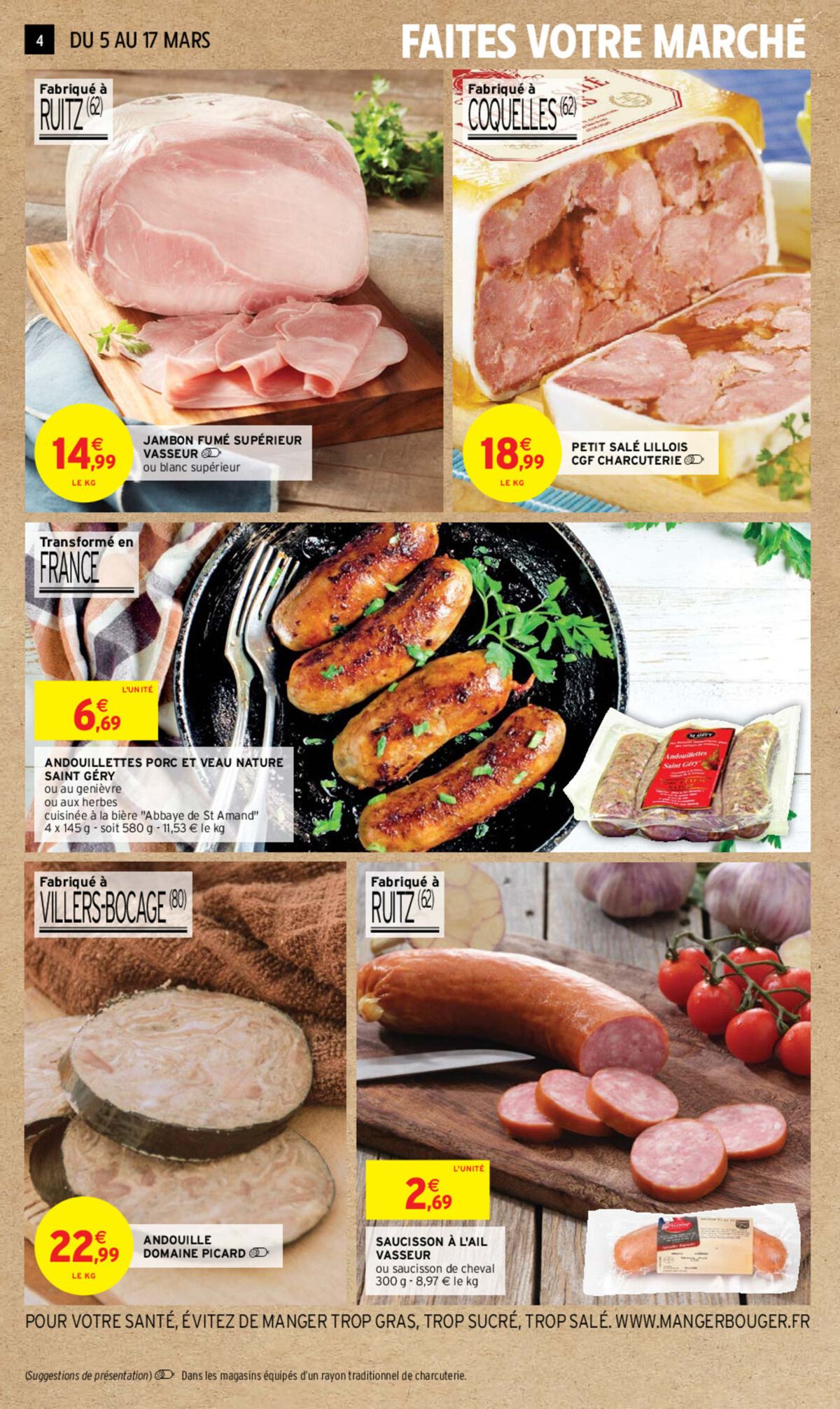 Catalogue LES PRODUITS DE NOTRE RÉGION SPÉCIAL VOLAILLE, page 00004