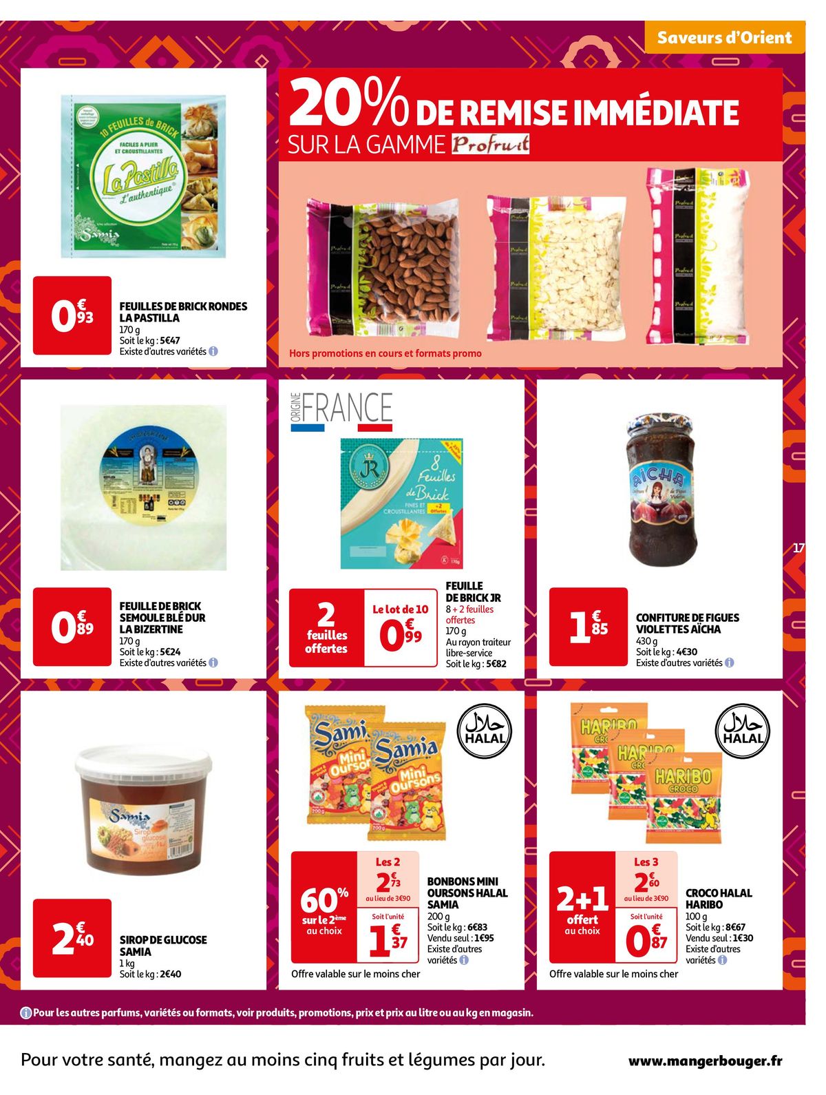 Catalogue Votre Ramadan à petits prix, page 00017