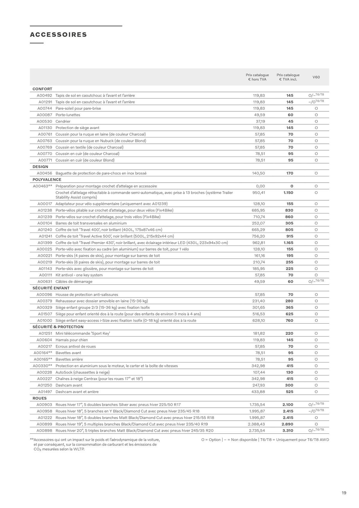 Catalogue VOLVO V60, page 00019