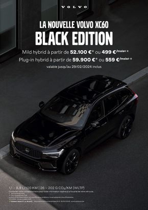 Catalogue VOLVO à Bayonne | LA NOUVELLE Volvo XC60 BLACK EDITION | 28/02/2024 - 30/11/2024