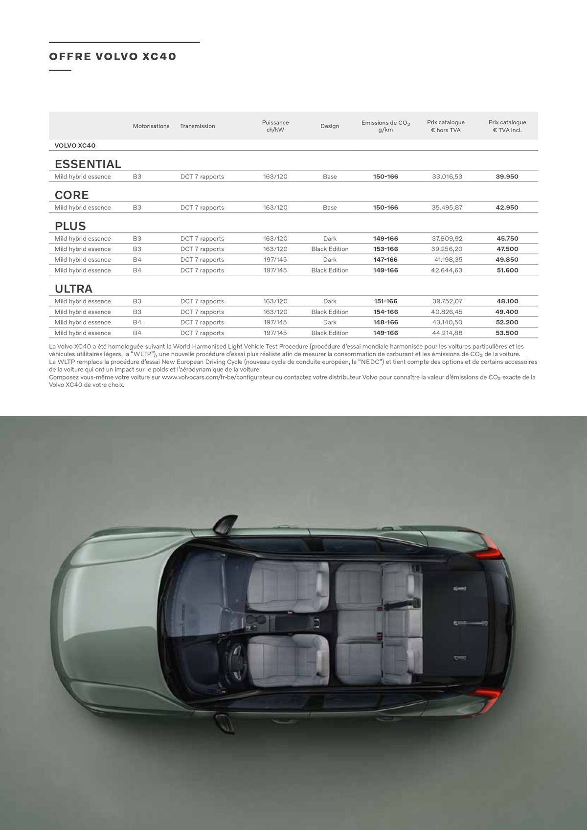 Catalogue VOLVO XC40 B3/B4, page 00003