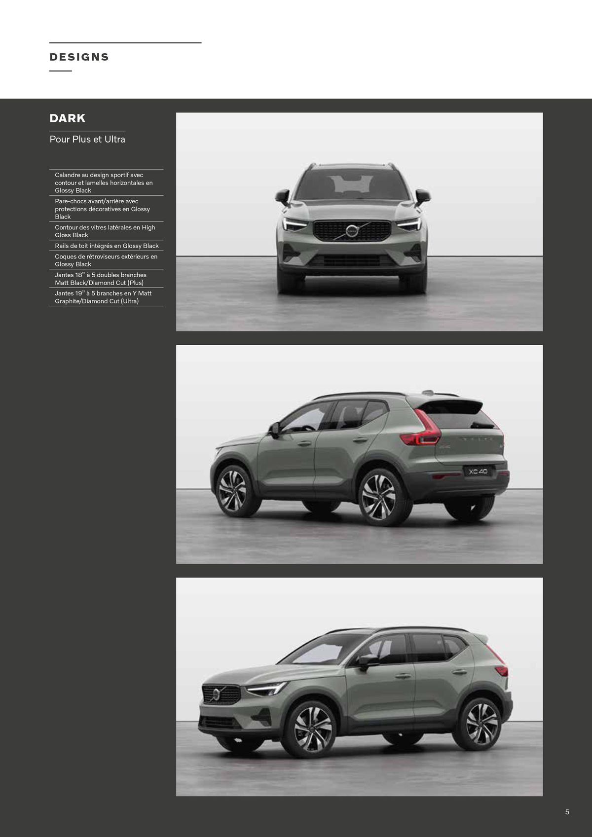 Catalogue VOLVO XC40 B3/B4, page 00005