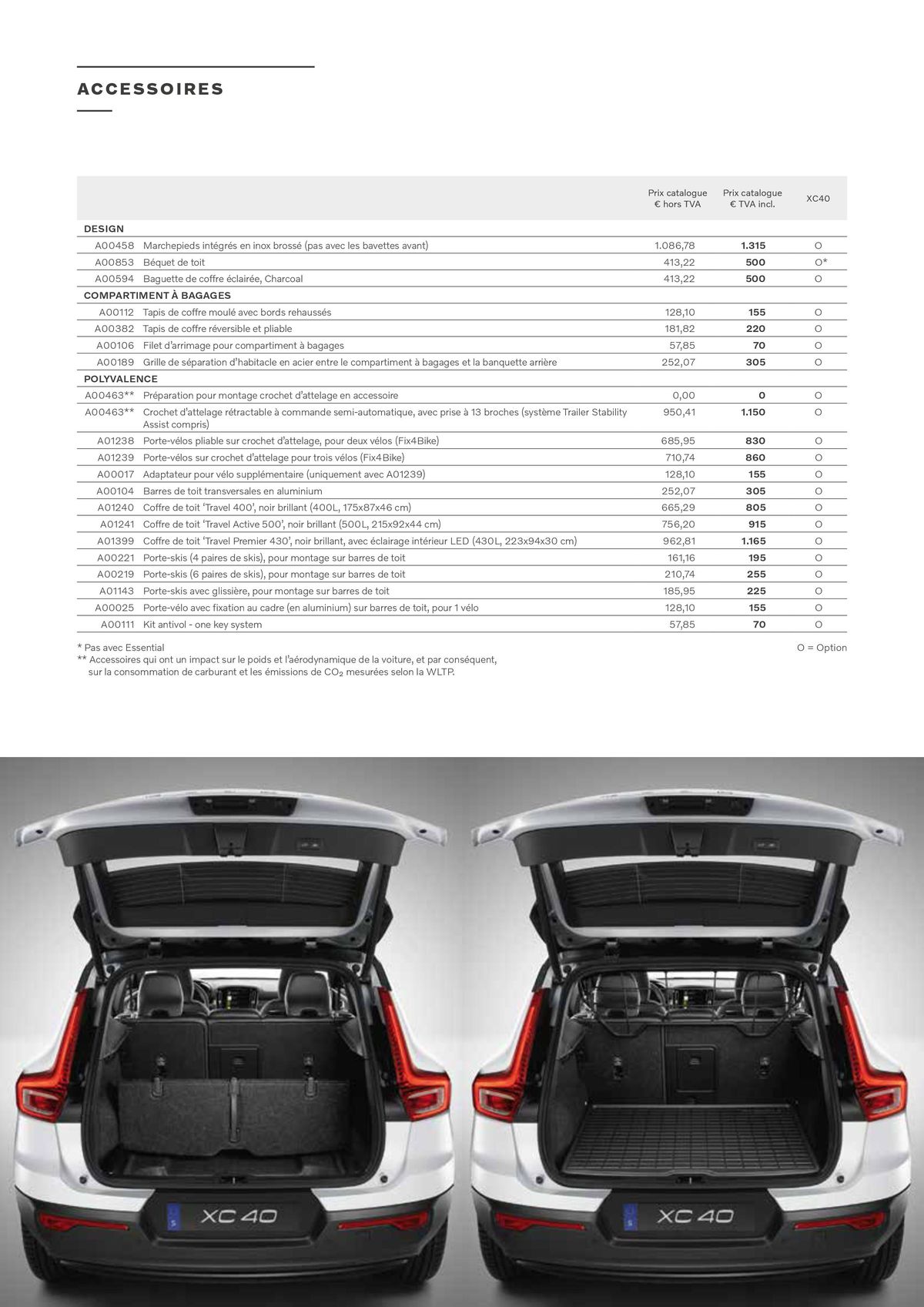 Catalogue VOLVO XC40 B3/B4, page 00022