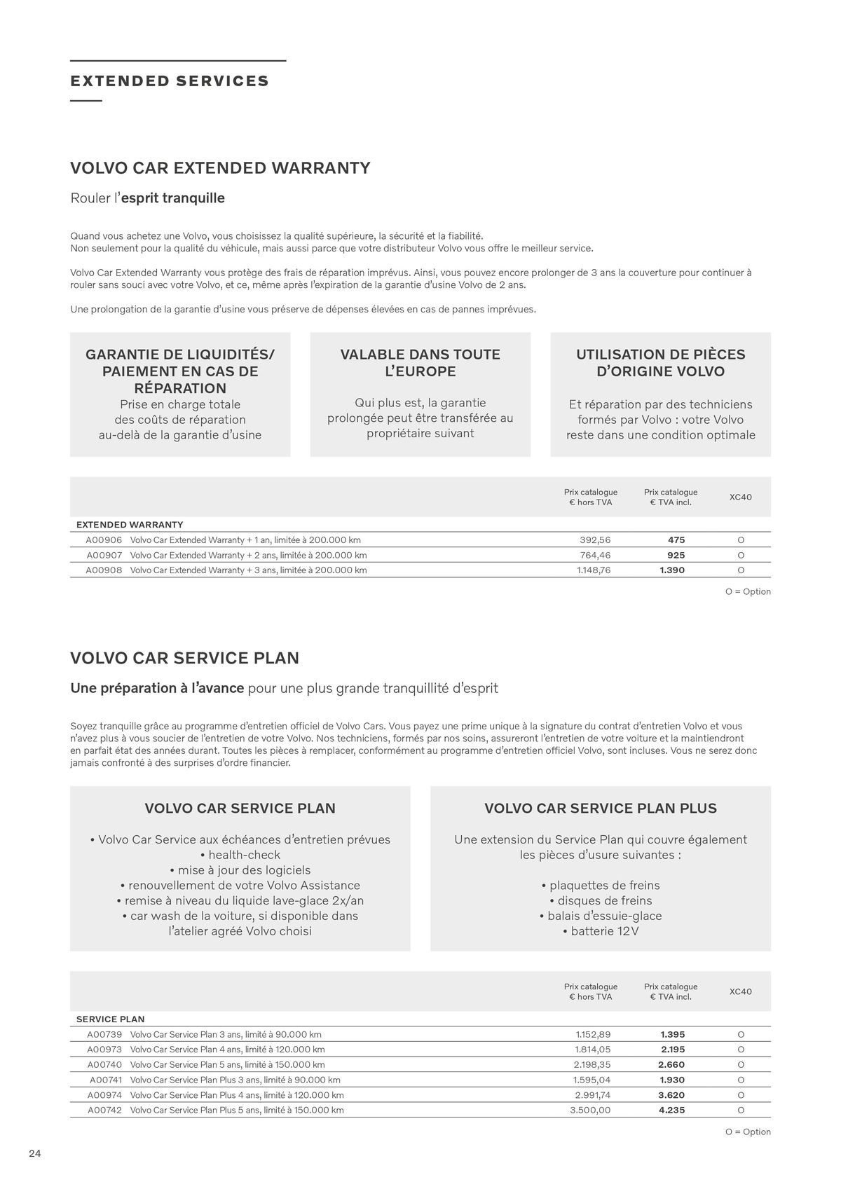 Catalogue VOLVO XC40 B3/B4, page 00024