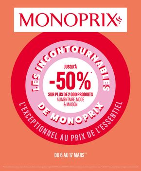 Catalogue Monoprix | Les incontournables | 06/03/2024 - 17/03/2024