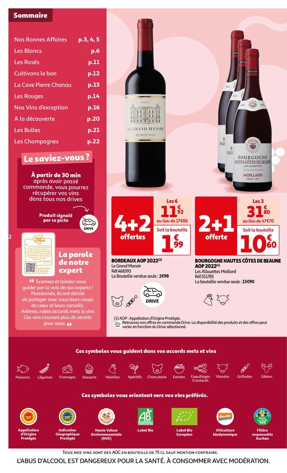 Catalogue Auchan Hypermarché à Marseille | La foire aux vins au plus proche des vignerons | 19/03/2024 - 01/04/2024