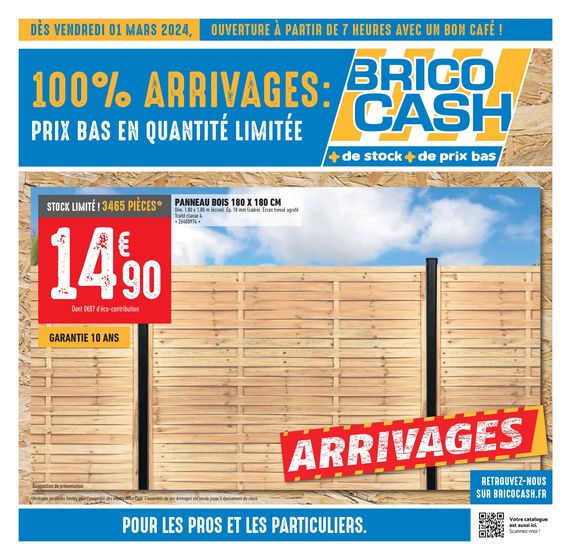 Les arrivages Brico Cash 