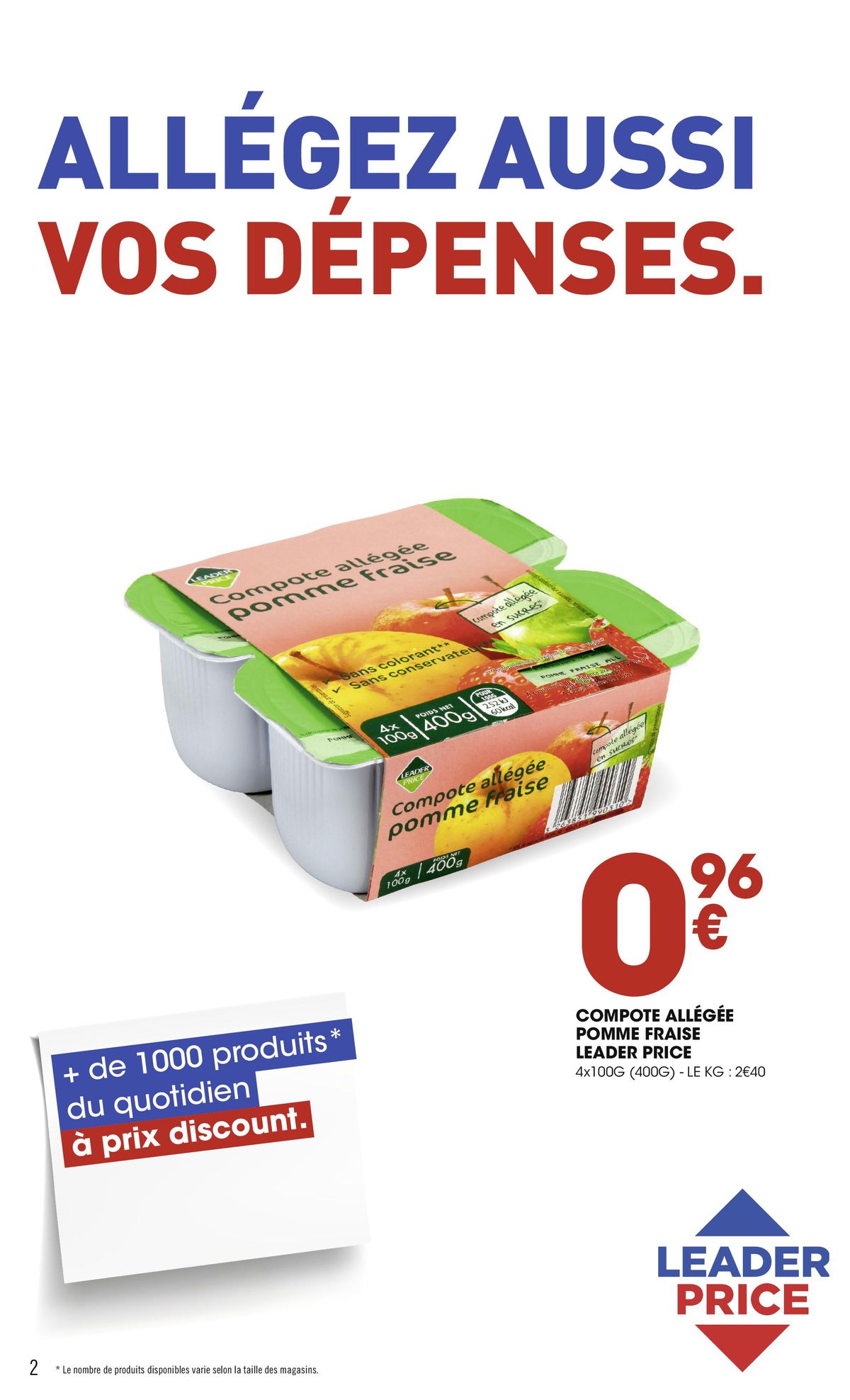 Catalogue -68% SUR LE 2e, page 00002