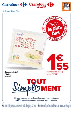 Catalogue Carrefour Express à Angers | Des économies tout Simplement | 04/03/2024 - 31/12/2024