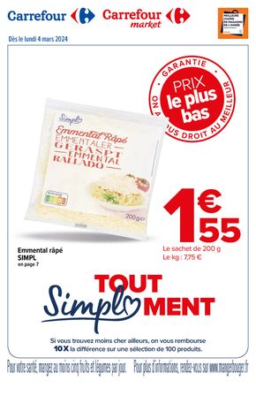 Catalogue Carrefour Express à Paris | Des économies tout Simplement | 04/03/2024 - 31/12/2024
