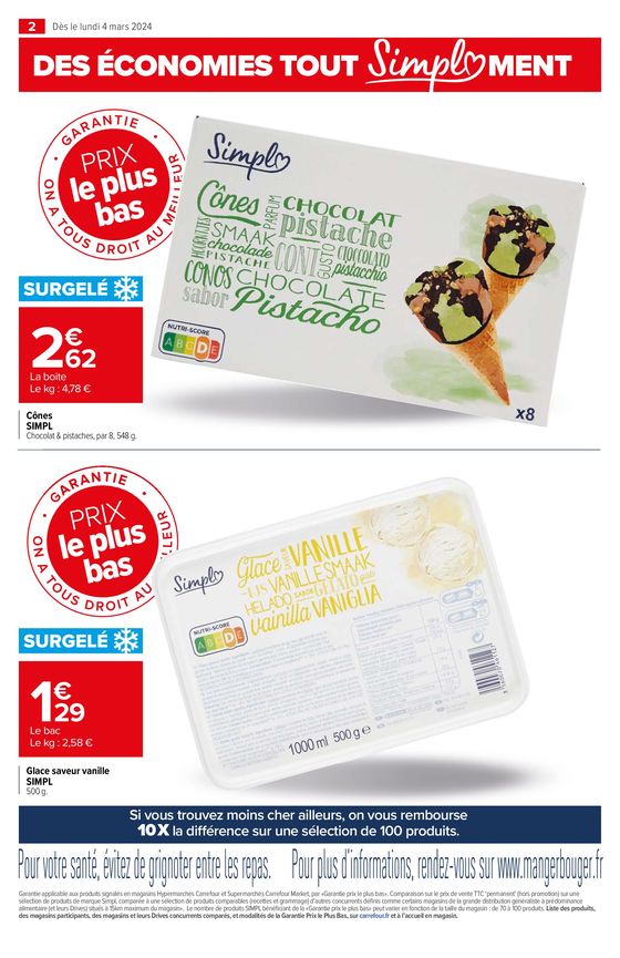 Catalogue Carrefour Express à Le Plessis-Grammoire | Des économies tout Simplement | 04/03/2024 - 30/12/2024