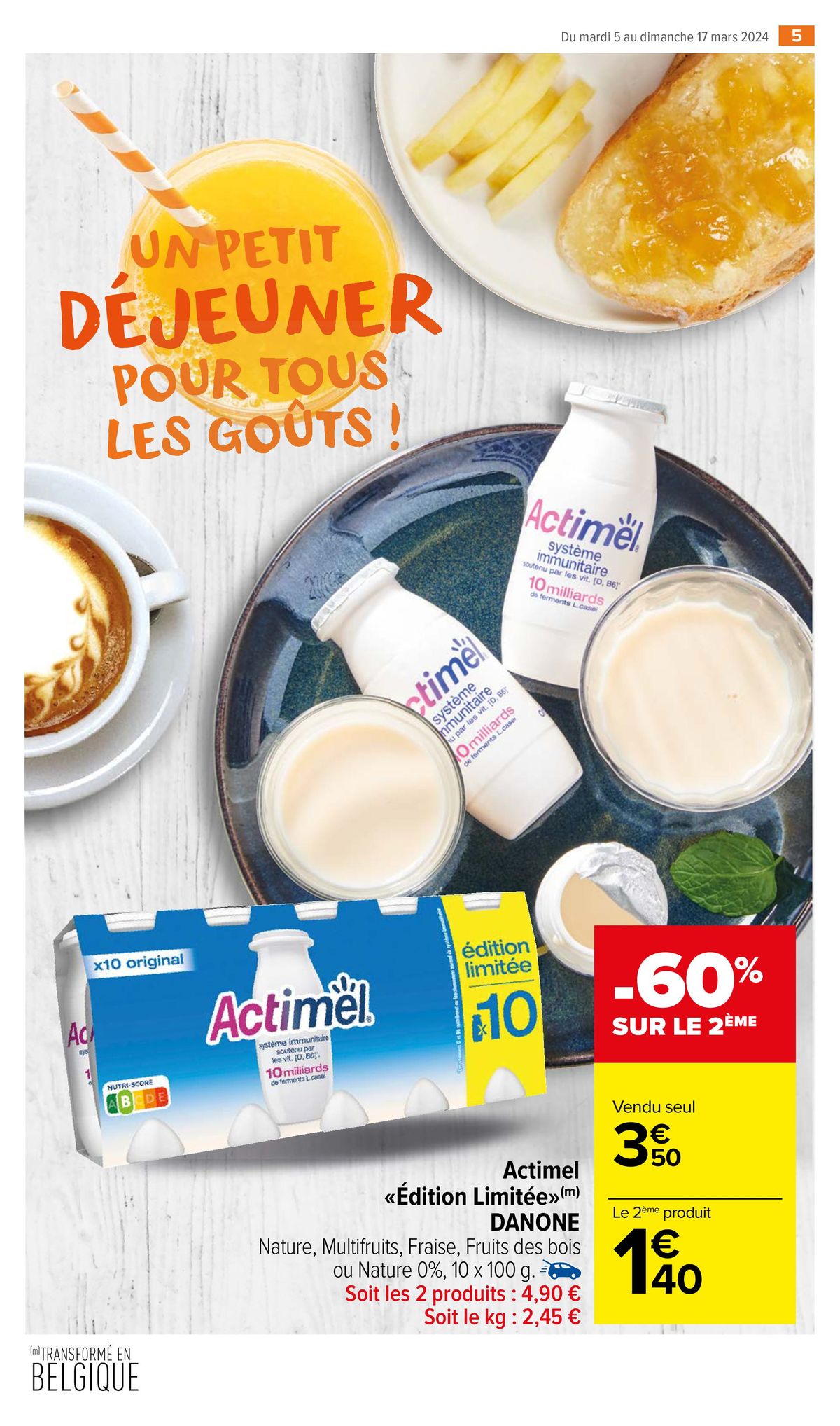 Catalogue Un petit déjeuner pour tous les goûts !, page 00007