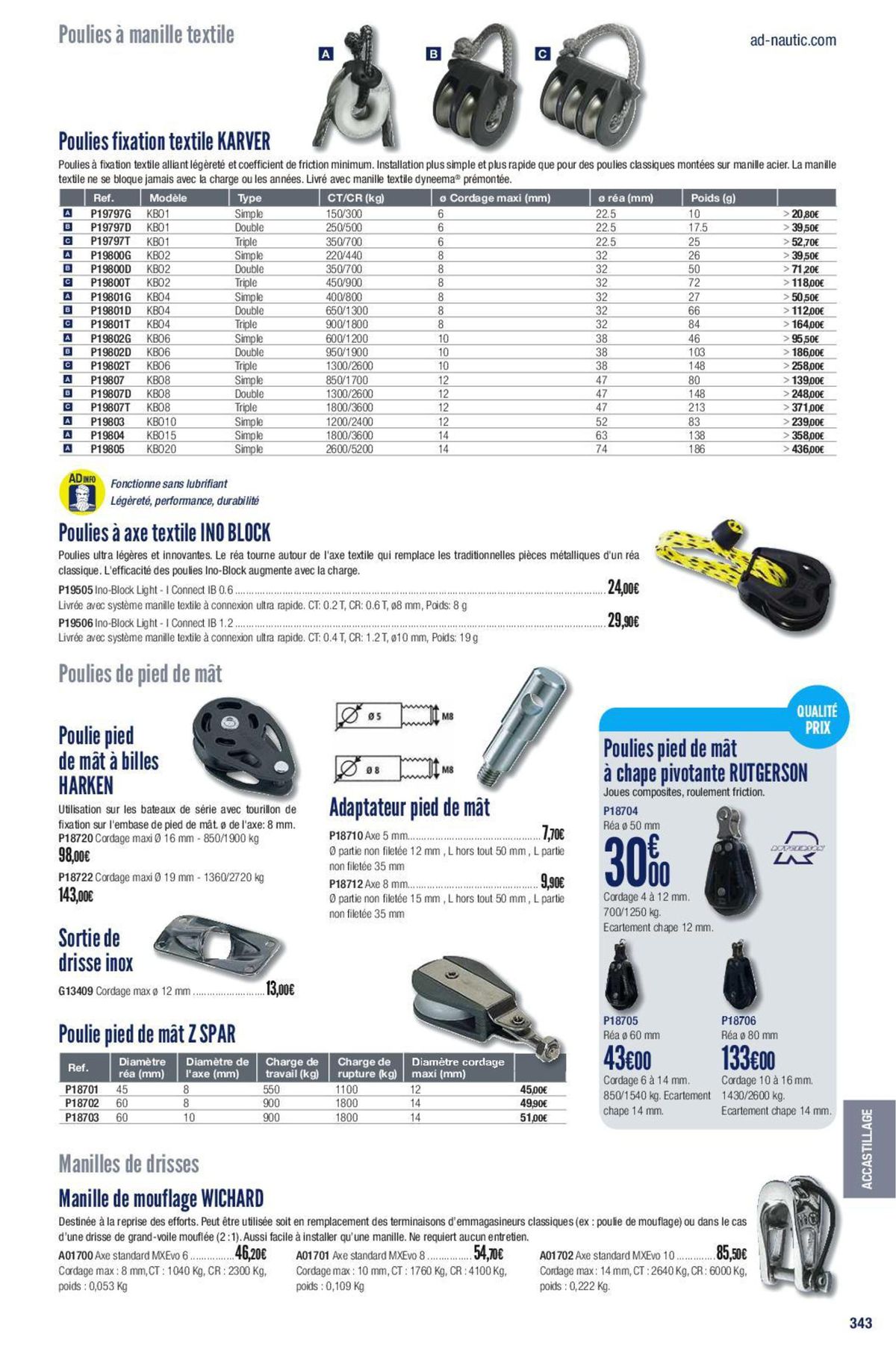 Catalogue Catalogue Accastillage Diffusion, page 00272