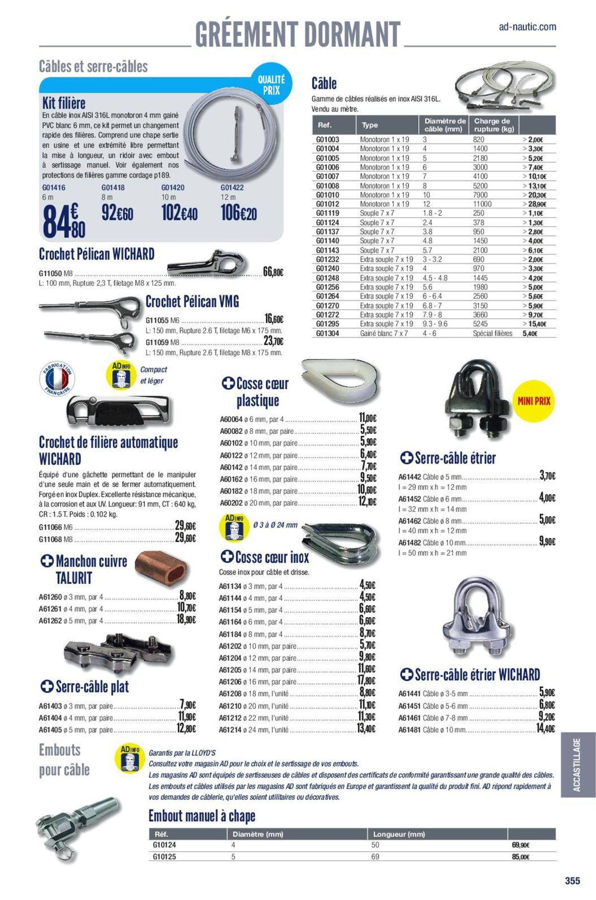 Catalogue Catalogue Accastillage Diffusion, page 00285