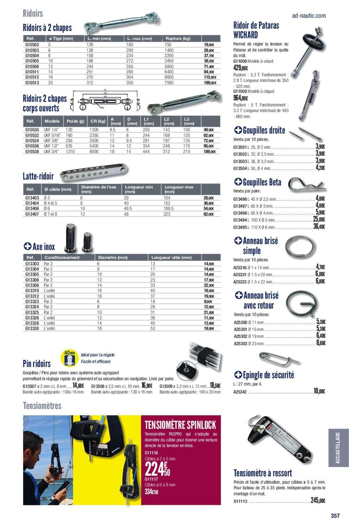 Catalogue Catalogue Accastillage Diffusion, page 00287